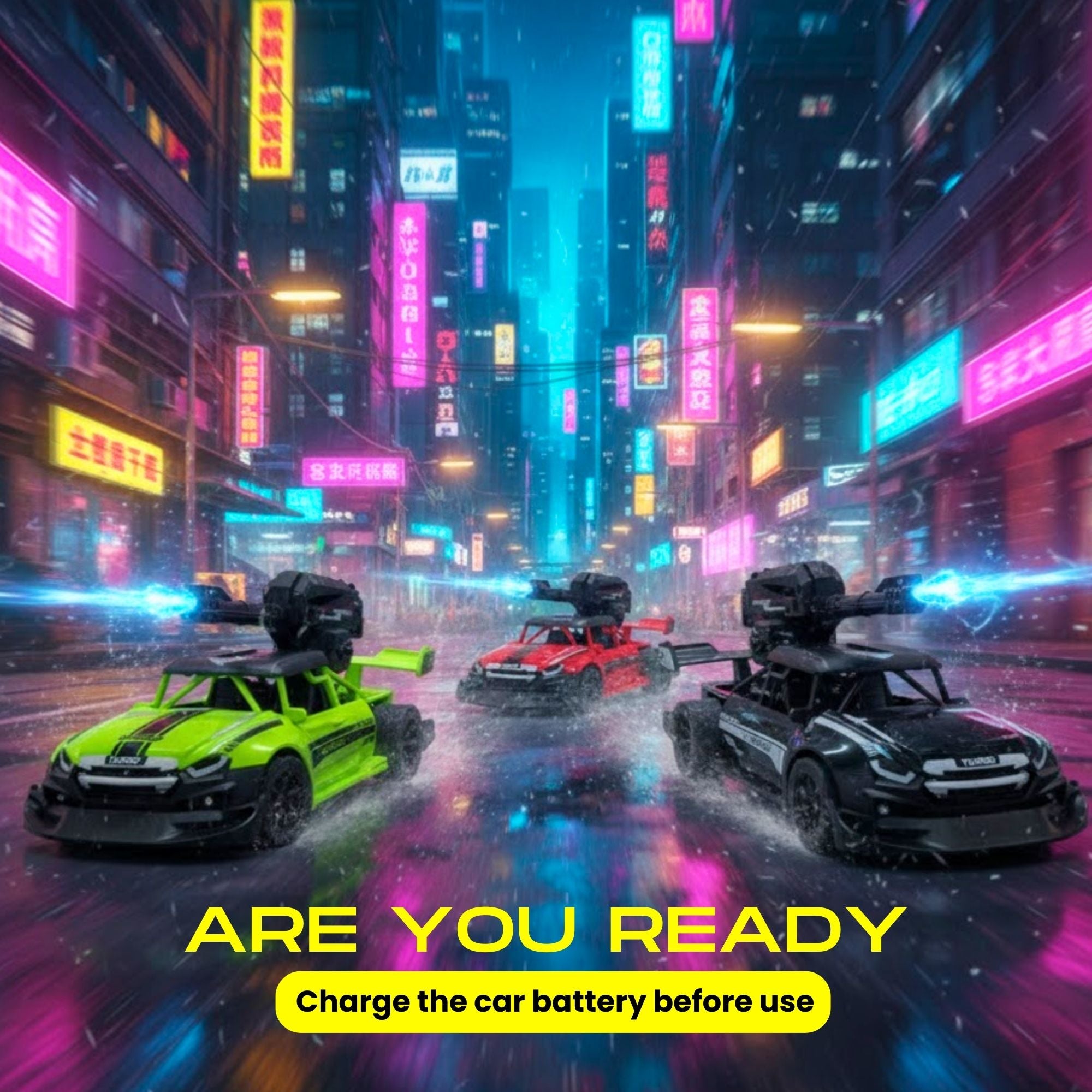 Speed Bullet Car with Flashing Lights