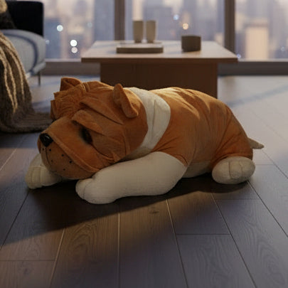 TOYTALES Bull dog Animal Plush Soft Toy For kids (Assorted Colors)