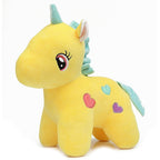 TOYTALES Unicorn Soft Toy Huggable Plush for Kids 25cm, Yellow