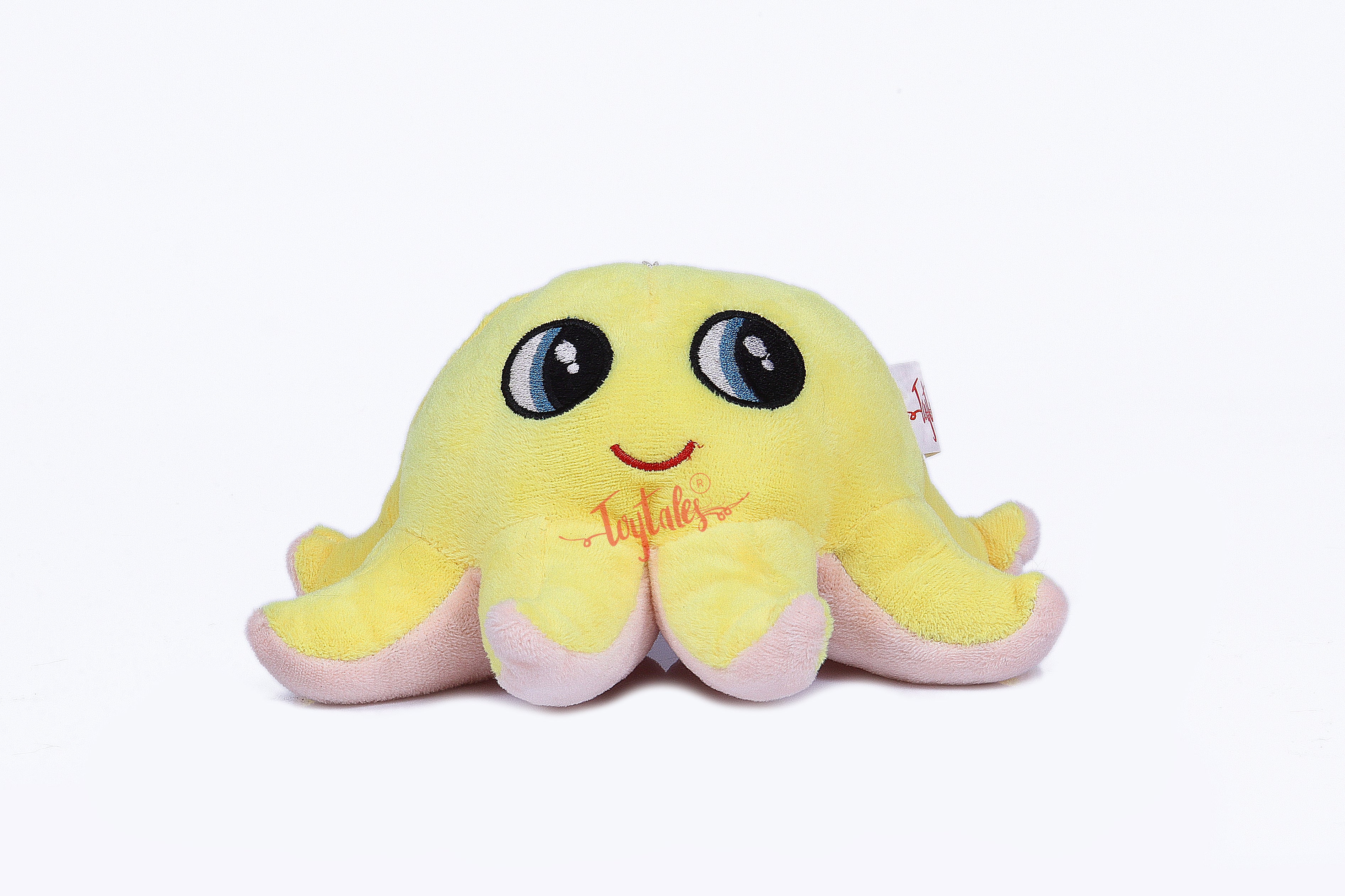TOYTALES Pixie Octopus Soft Toy for Kids | Cute Smiling Plush Octopus | Soft & Huggable Stuffed Toy | 18 cm