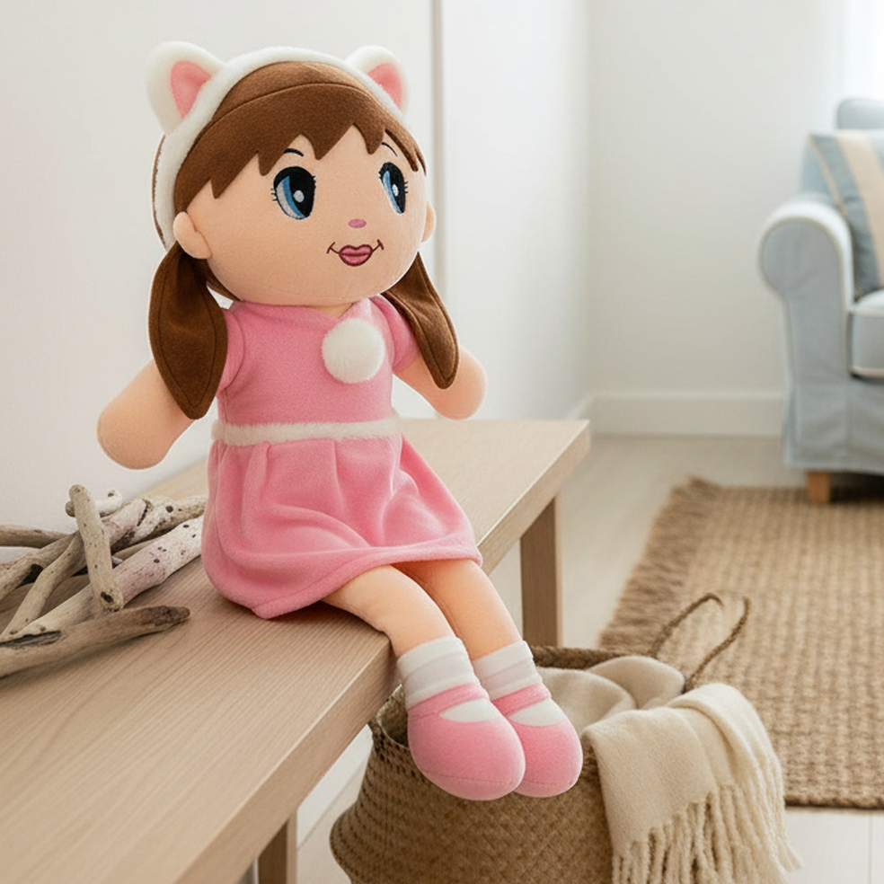 Toytales Daisy Soft Cuddle Plush Baby Doll for Girls & Kids