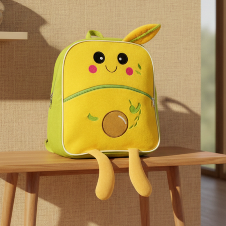 TOYTALES Mango School Bag Plush Soft Backpack for Kids