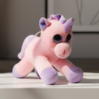 TOYTALES Unicorn Plush Toy 20cm Pink Cute Soft Stuffed Animal