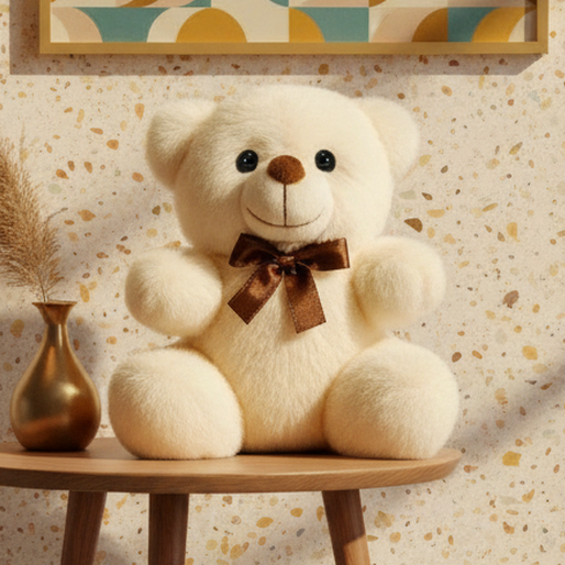 TOYTALES Teddy Bear Soft Toy Cream, 25cm