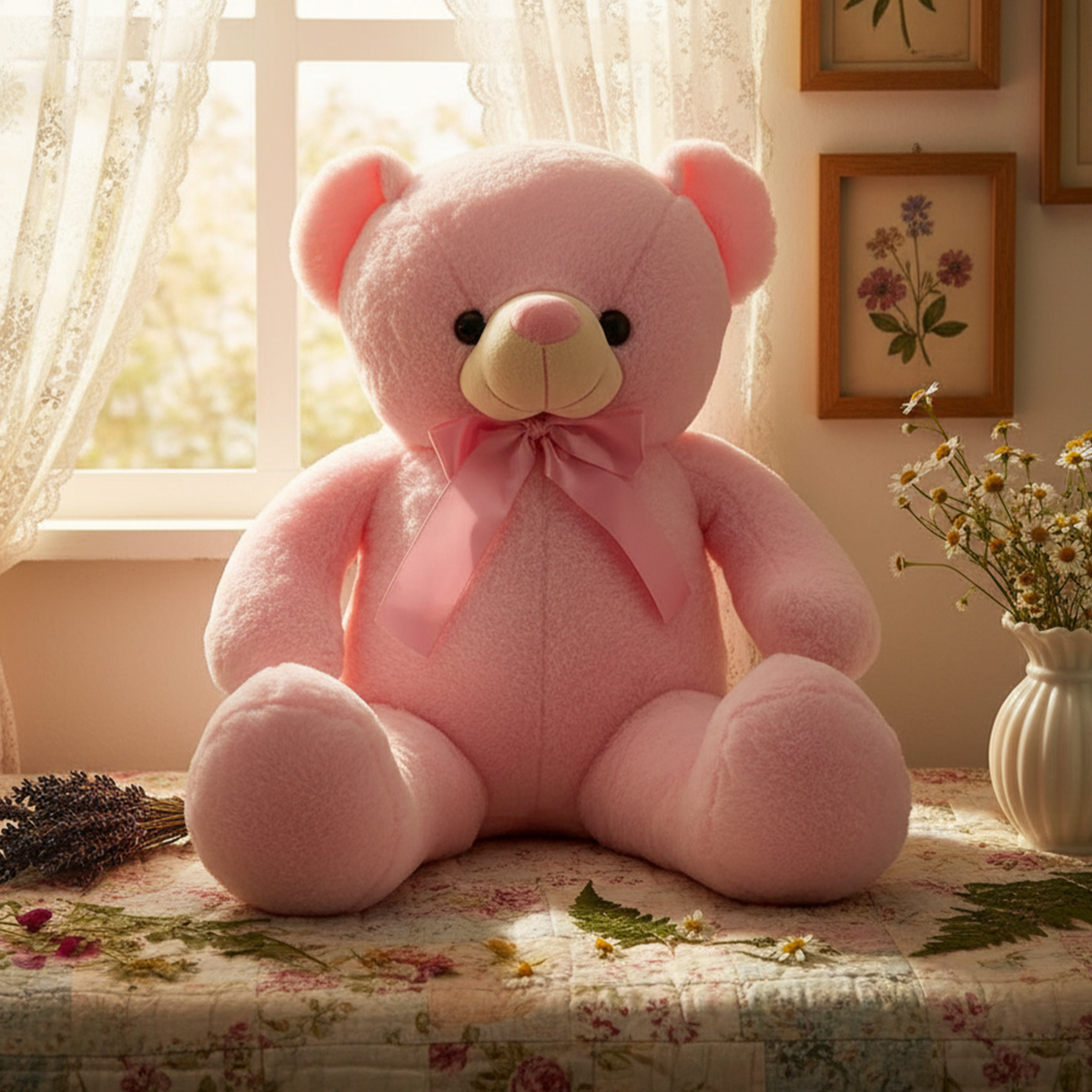 TOYTALES Giant Teddy Bear Huggable Big Plush Soft Toy 95cm