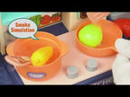 TOYTALES Kitchen Playset Interactive Cooking Toy for Kids